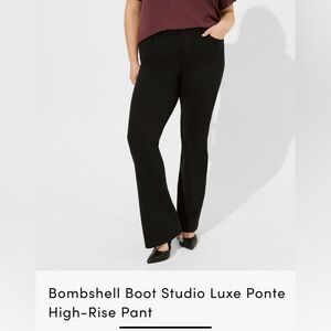 Studio by Torrid Women’s black dress slacks 18R NWOT